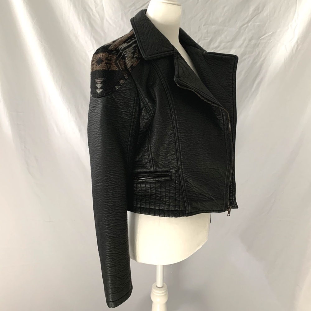 Faux Leather Jacket - Picture 4 of 10